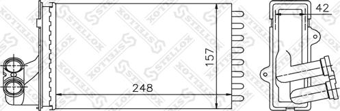 Stellox 10-35013-SX - Теплообменник, отопление салона avtokuzovplus.com.ua