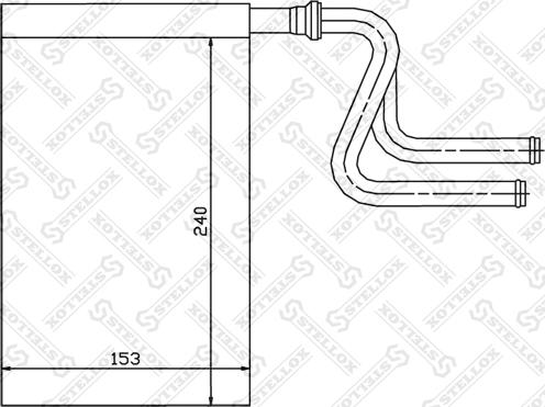 Stellox 10-35024-SX - Теплообменник, отопление салона avtokuzovplus.com.ua