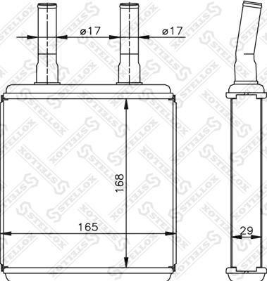 Stellox 10-35072-SX - Теплообмінник, опалення салону autocars.com.ua