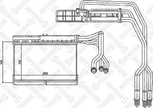 Stellox 10-35073-SX - Теплообмінник, опалення салону autocars.com.ua