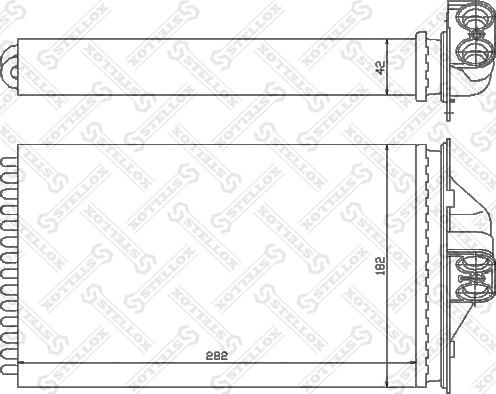 Stellox 10-35089-SX - Теплообмінник, опалення салону autocars.com.ua