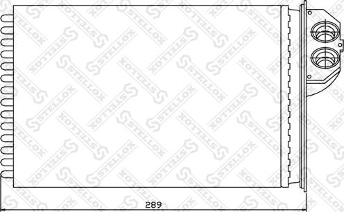 Stellox 10-35091-SX - Теплообменник, отопление салона avtokuzovplus.com.ua