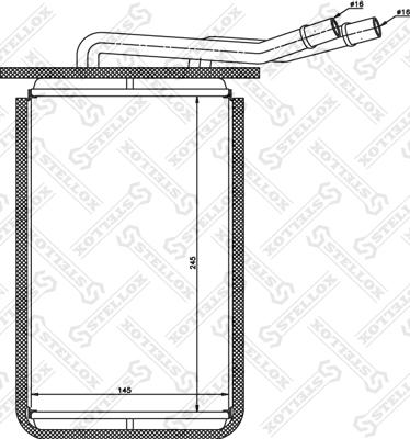 Stellox 10-35093-SX - Теплообменник, отопление салона avtokuzovplus.com.ua