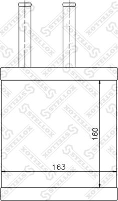 Stellox 10-35106-SX - Теплообмінник, опалення салону autocars.com.ua