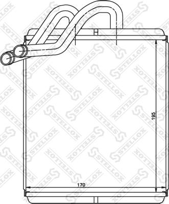 Stellox 10-35110-SX - Теплообмінник, опалення салону autocars.com.ua