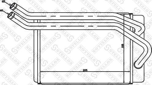 Stellox 10-35131-SX - Теплообмінник, опалення салону autocars.com.ua