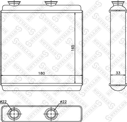 Stellox 10-35174-SX - Теплообменник, отопление салона avtokuzovplus.com.ua