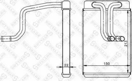 Stellox 10-35193-SX - Теплообмінник, опалення салону autocars.com.ua