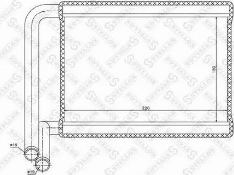 Stellox 10-35227-SX - Теплообмінник, опалення салону autocars.com.ua