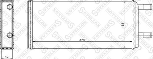 Stellox 10-35233-SX - Теплообмінник, опалення салону autocars.com.ua