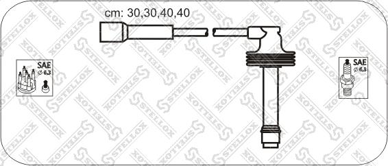 Stellox 10-38185-SX - Комплект проводів запалювання autocars.com.ua