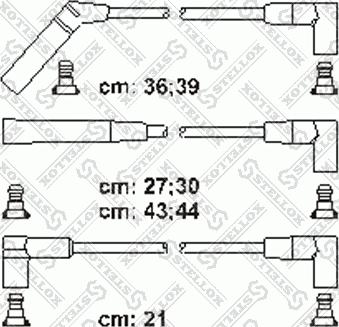 Stellox 10-38209-SX - Комплект проводів запалювання autocars.com.ua