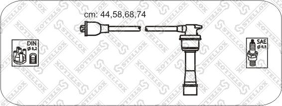 Stellox 10-38399-SX - Комплект проводов зажигания avtokuzovplus.com.ua