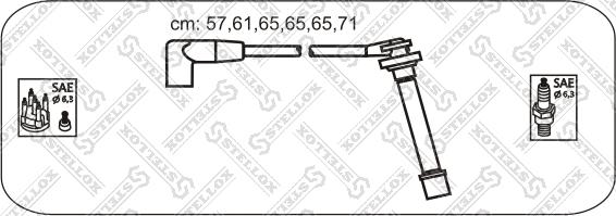 Stellox 10-38404-SX - Комплект проводів запалювання autocars.com.ua
