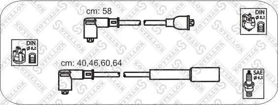 Stellox 10-38453-SX - Комплект проводов зажигания avtokuzovplus.com.ua