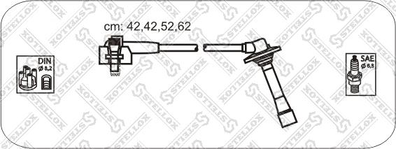 Stellox 10-38488-SX - Комплект проводов зажигания avtokuzovplus.com.ua