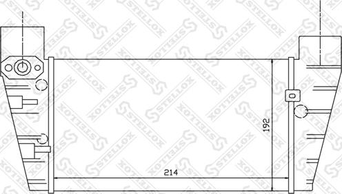 Stellox 10-40099-SX - Интеркулер autocars.com.ua