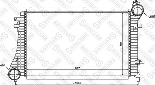 Stellox 10-40183-SX - Интеркулер autocars.com.ua