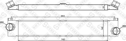 Stellox 10-40198-SX - Интеркулер autocars.com.ua