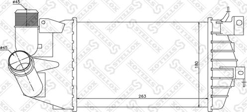 Stellox 10-40234-SX - Интеркулер autocars.com.ua