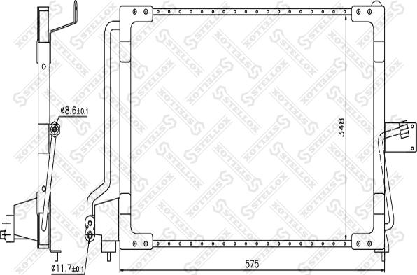 Stellox 10-45140-SX - Конденсатор кондиционера avtokuzovplus.com.ua