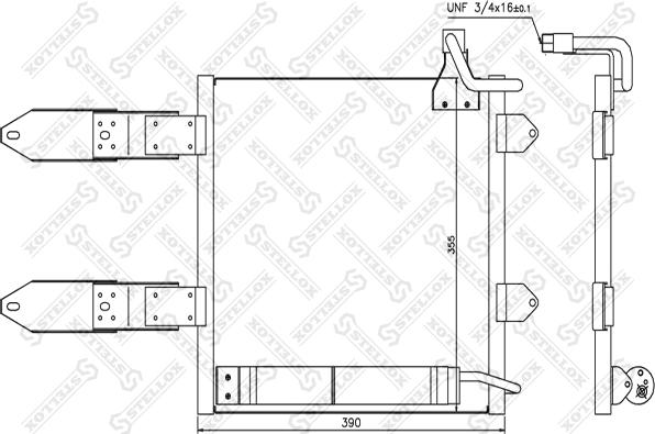 Stellox 10-45162-SX - Конденсатор кондиционера avtokuzovplus.com.ua