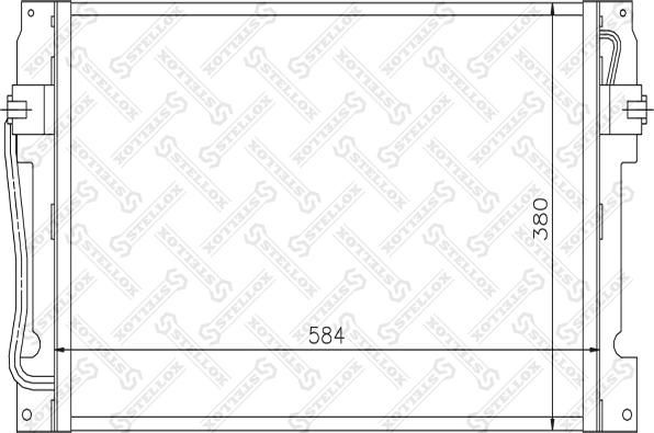 Stellox 10-45168-SX - Конденсатор кондиционера avtokuzovplus.com.ua