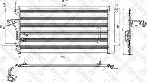 Stellox 10-45182-SX - Конденсатор кондиционера avtokuzovplus.com.ua