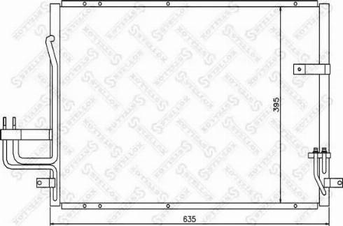 Stellox 10-45442-SX - Конденсатор, кондиціонер autocars.com.ua