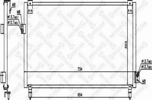 Stellox 10-45750-SX - Конденсатор кондиционера avtokuzovplus.com.ua