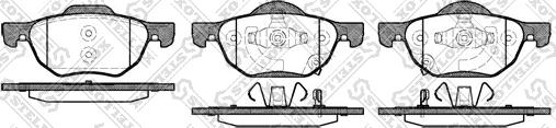 Stellox 1079 002-SX - Тормозные колодки, дисковые, комплект autodnr.net