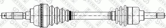 Stellox 158 1009-SX - Приводной вал avtokuzovplus.com.ua