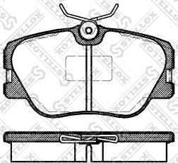 Stellox 200 000B-SX - Тормозные колодки, дисковые, комплект avtokuzovplus.com.ua