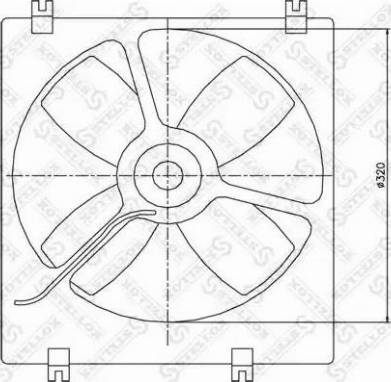 Stellox 29-99132-SX - Вентилятор, охолодження двигуна autocars.com.ua