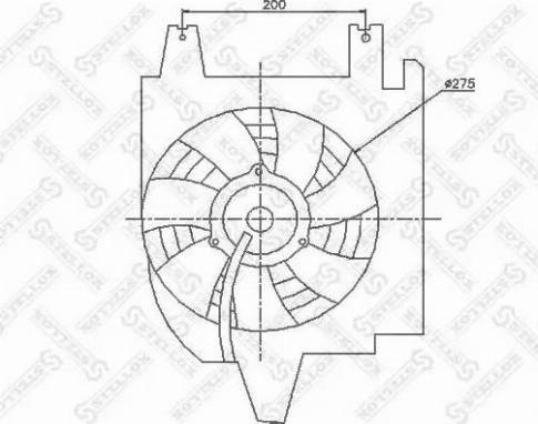 Stellox 29-99159-SX - Вентилятор, охолодження двигуна autocars.com.ua