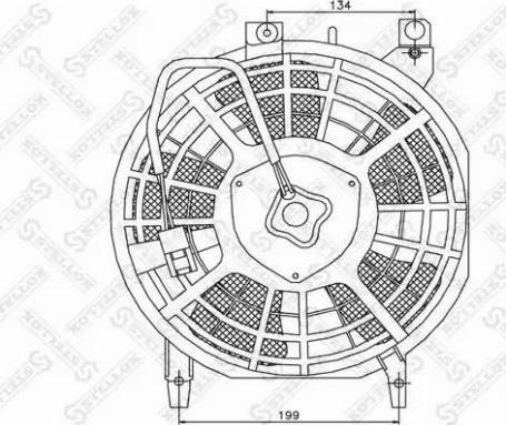 Stellox 29-99170-SX - Вентилятор, охолодження двигуна autocars.com.ua