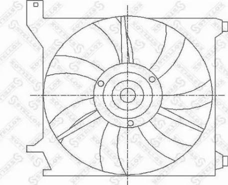 Stellox 29-99223-SX - Вентилятор, охолодження двигуна autocars.com.ua