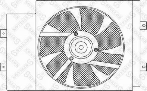 Stellox 29-99226-SX - Вентилятор, охолодження двигуна autocars.com.ua