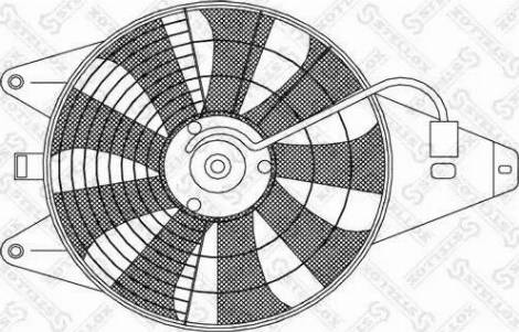 Stellox 29-99250-SX - Вентилятор, охолодження двигуна autocars.com.ua