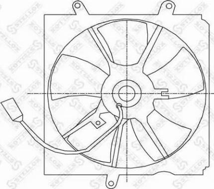Stellox 29-99415-SX - Вентилятор, охолодження двигуна autocars.com.ua
