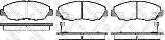 Stellox 335 002-SX - Тормозные колодки, дисковые, комплект avtokuzovplus.com.ua