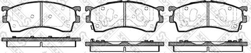 Stellox 426 012B-SX - Тормозные колодки, дисковые, комплект autodnr.net