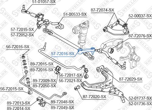 Stellox 57-72016-SX - Маятниковый рычаг avtokuzovplus.com.ua