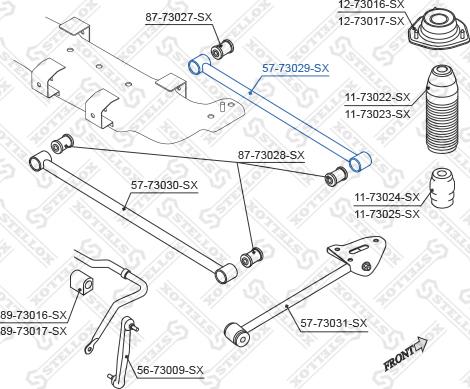 Stellox 57-73029-SX - Важіль незалежної підвіски колеса autocars.com.ua