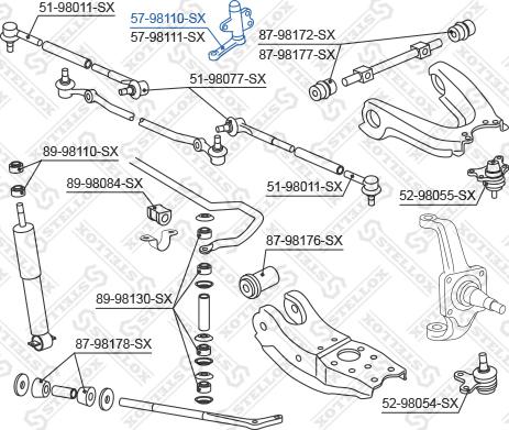 Stellox 57-98110-SX - Маятниковий важіль autocars.com.ua