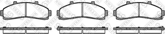 Stellox 582 002B-SX - Тормозные колодки, дисковые, комплект avtokuzovplus.com.ua