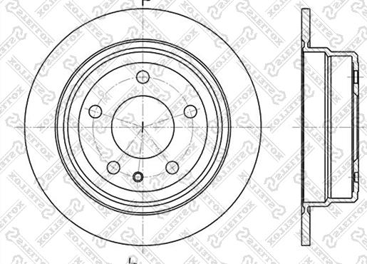 Stellox 6020-1514-SX - Гальмівний диск autocars.com.ua