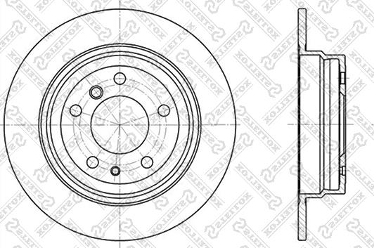 Stellox 6020-1520-SX - Гальмівний диск autocars.com.ua