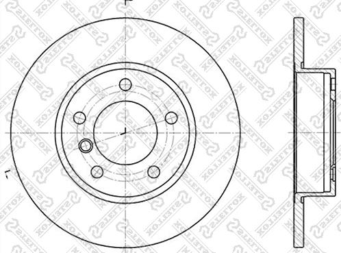 Stellox 6020-1524-SX - Гальмівний диск autocars.com.ua