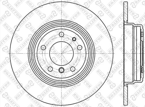 Stellox 6020-1533-SX - Гальмівний диск autocars.com.ua